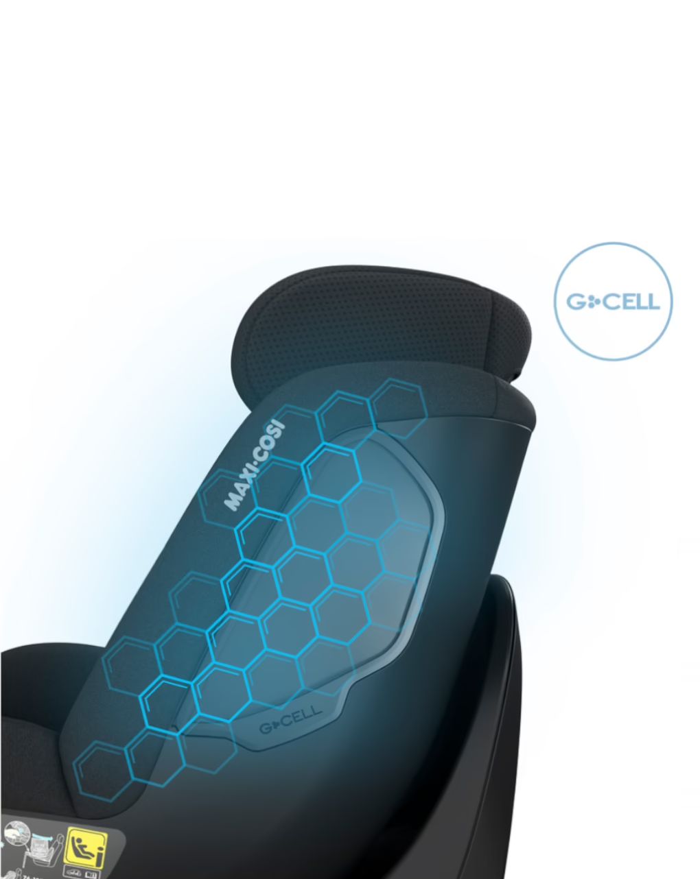 Maxi cosi κάθισμα αυτοκινήτου mica eco 360° i-size (61-105cm) authentic black - Maxi-Cosi