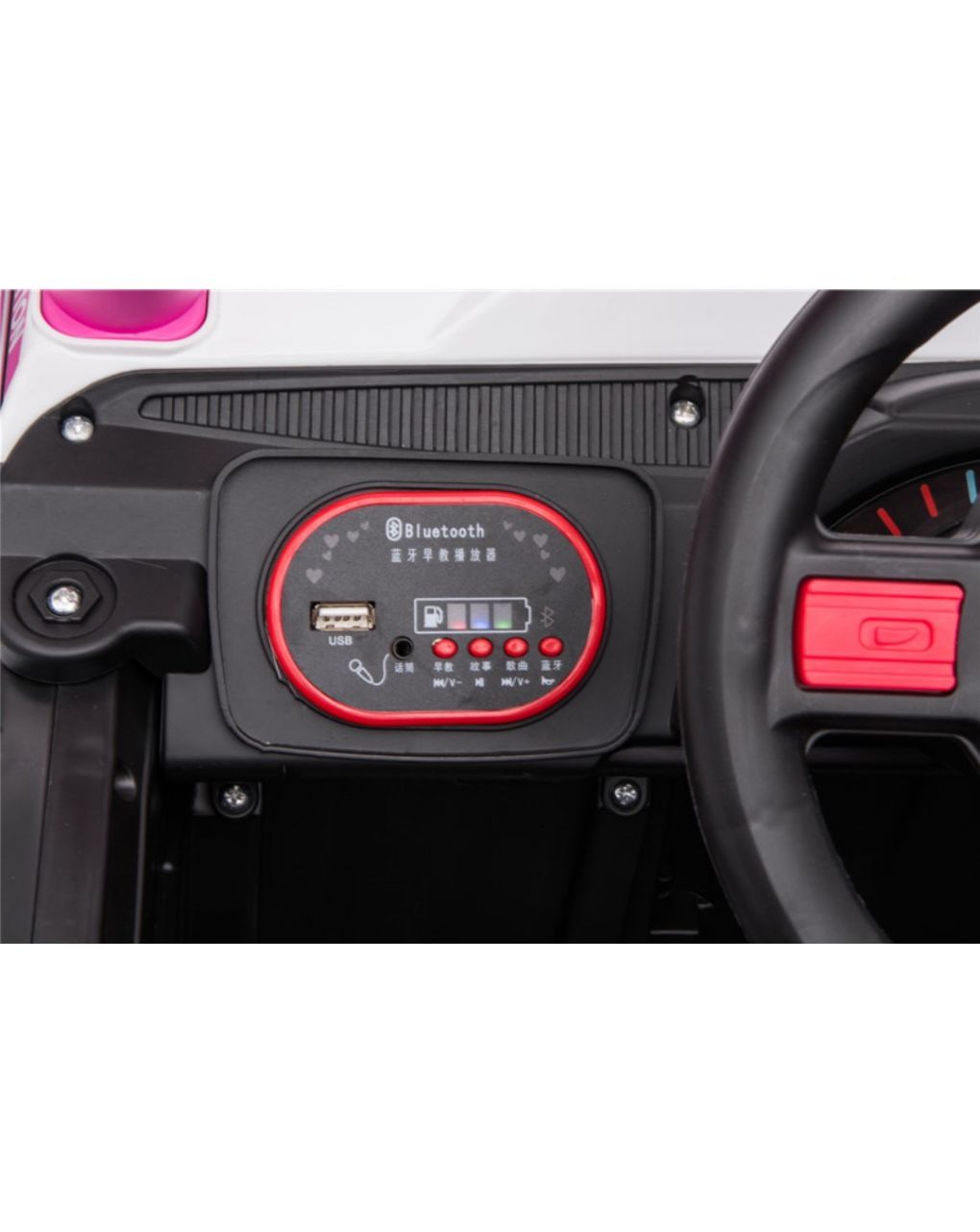 παιδικό ηλεκτροκίνητο αυτοκίνητο τζιπ 12v με τηλεκοντρόλ κόκκινο 017.903bcl - Zita Toys