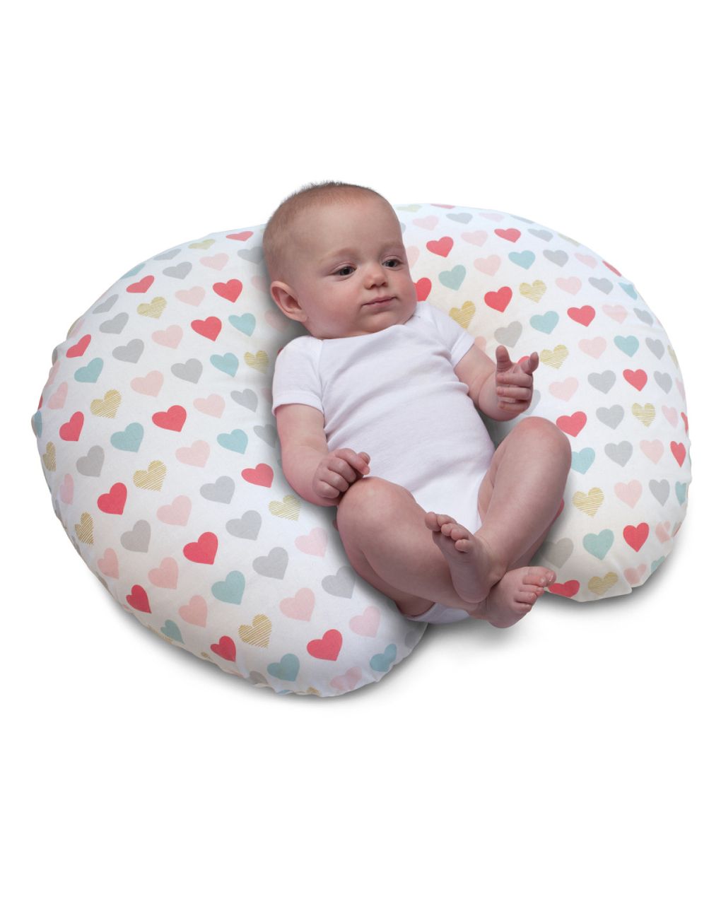 Chicco μαξιλάρι θηλασμού boppy 3 σε 1 hearts - Chicco