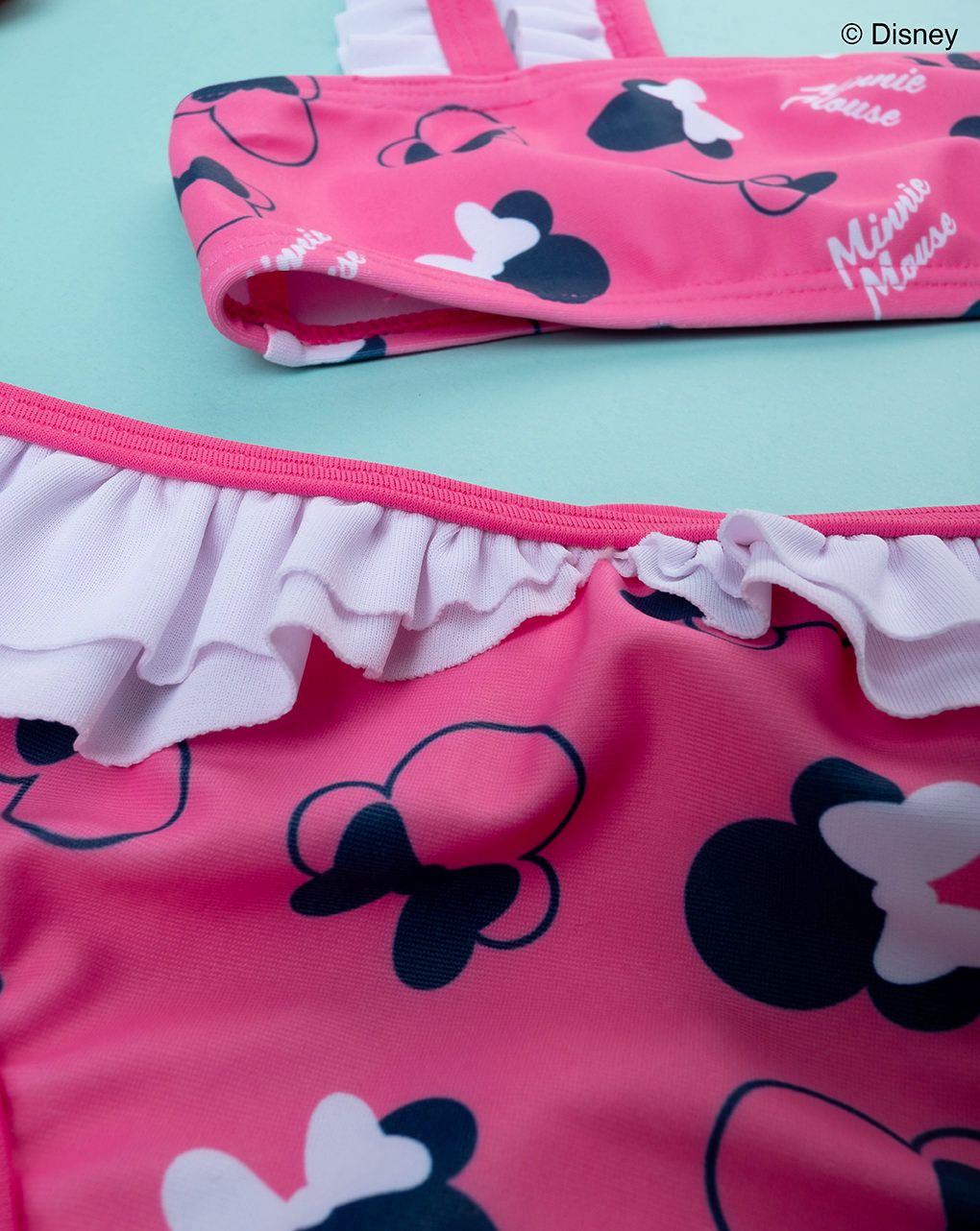 παιδικό μαγιό μπικίνι φούξια με τη minnie για κορίτσι - Prénatal