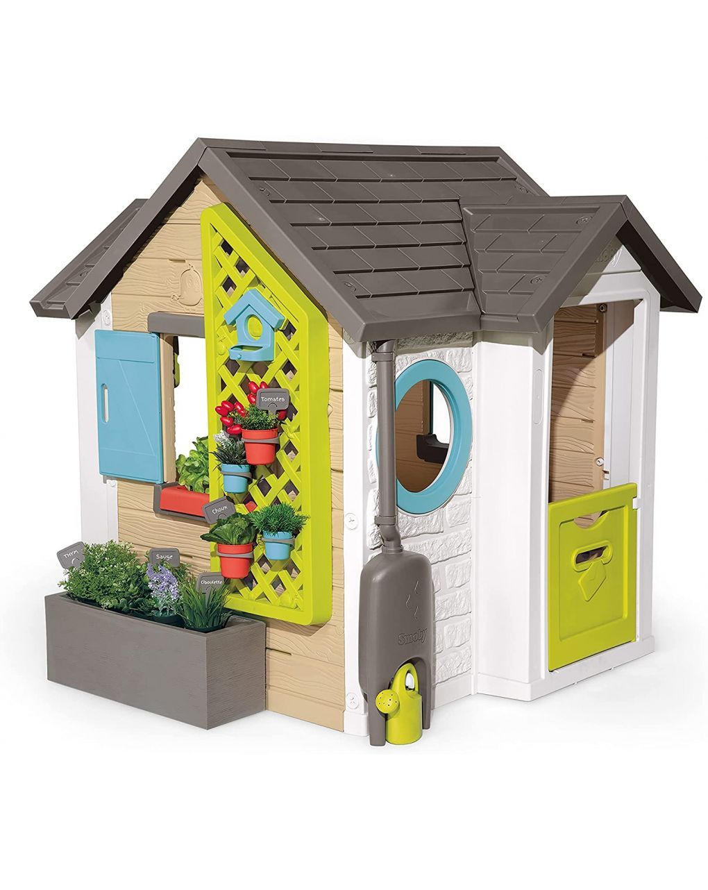 Smoby παιδικό σπιτάκι κήπου 132x128x135cm με αξεσουάρ smb810405 - Smoby