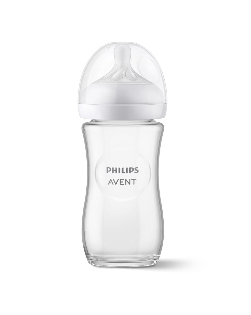 Philips avent γυάλινο μπιμπερό natural response 3-6m μέτριας ροής 240ml scy933/01 - Philips Avent