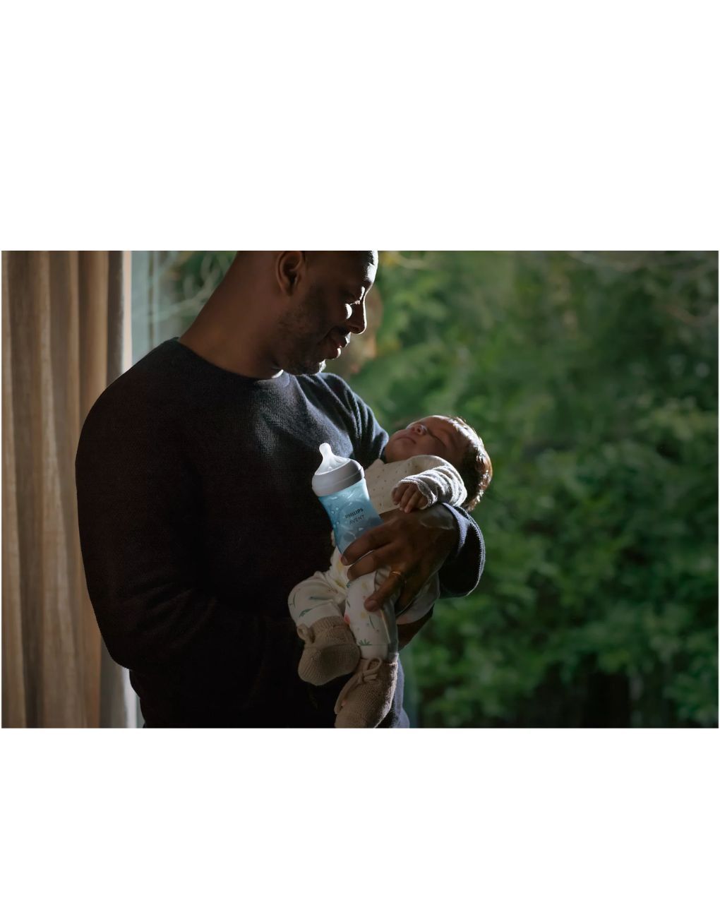 Philips avent πλαστικό μπιμπερό natural response 260ml μέτριας ροής 3-6m μπλε scy903/21 - Philips Avent