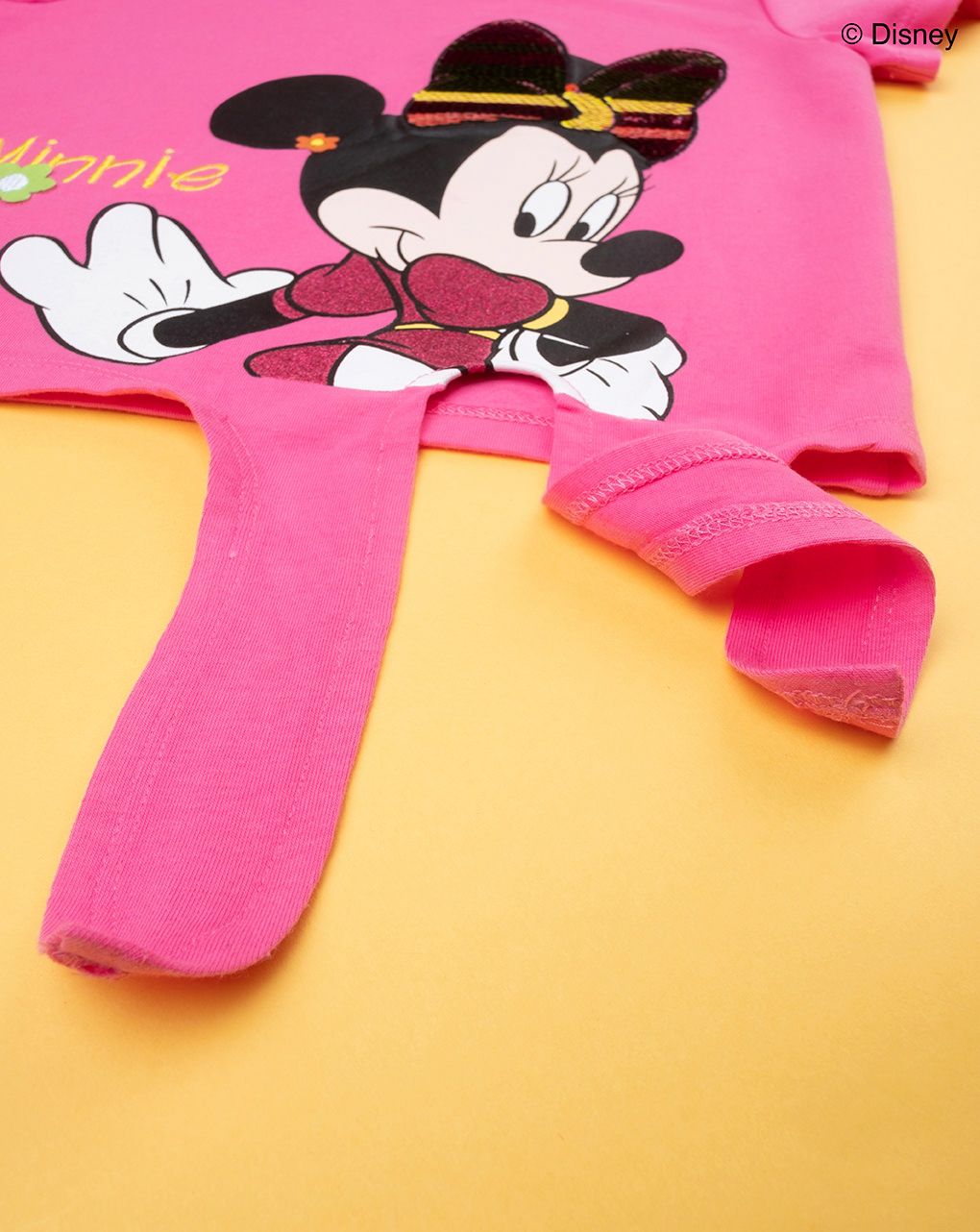 παιδικό t-shirt φούξια με τη minnie για κορίτσι - Prénatal