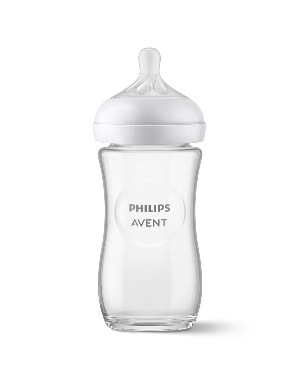 Philips avent γυάλινο μπιμπερό natural response 3-6m μέτριας ροής 240ml scy933/01 - Philips Avent