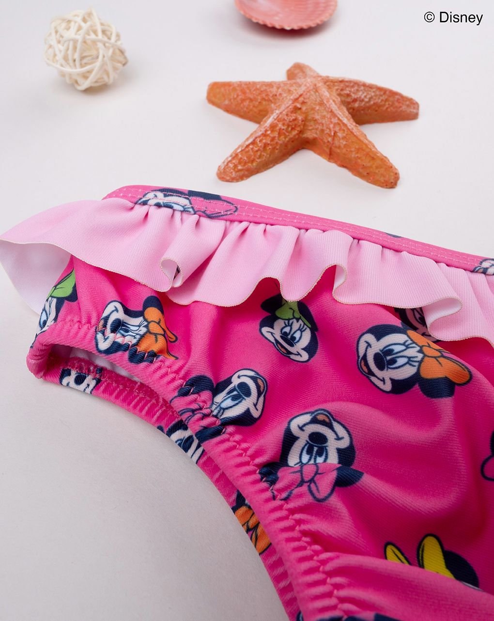 βρεφικό μαγιό σλιπ φούξια με τη minnie για κορίτσι - Prénatal