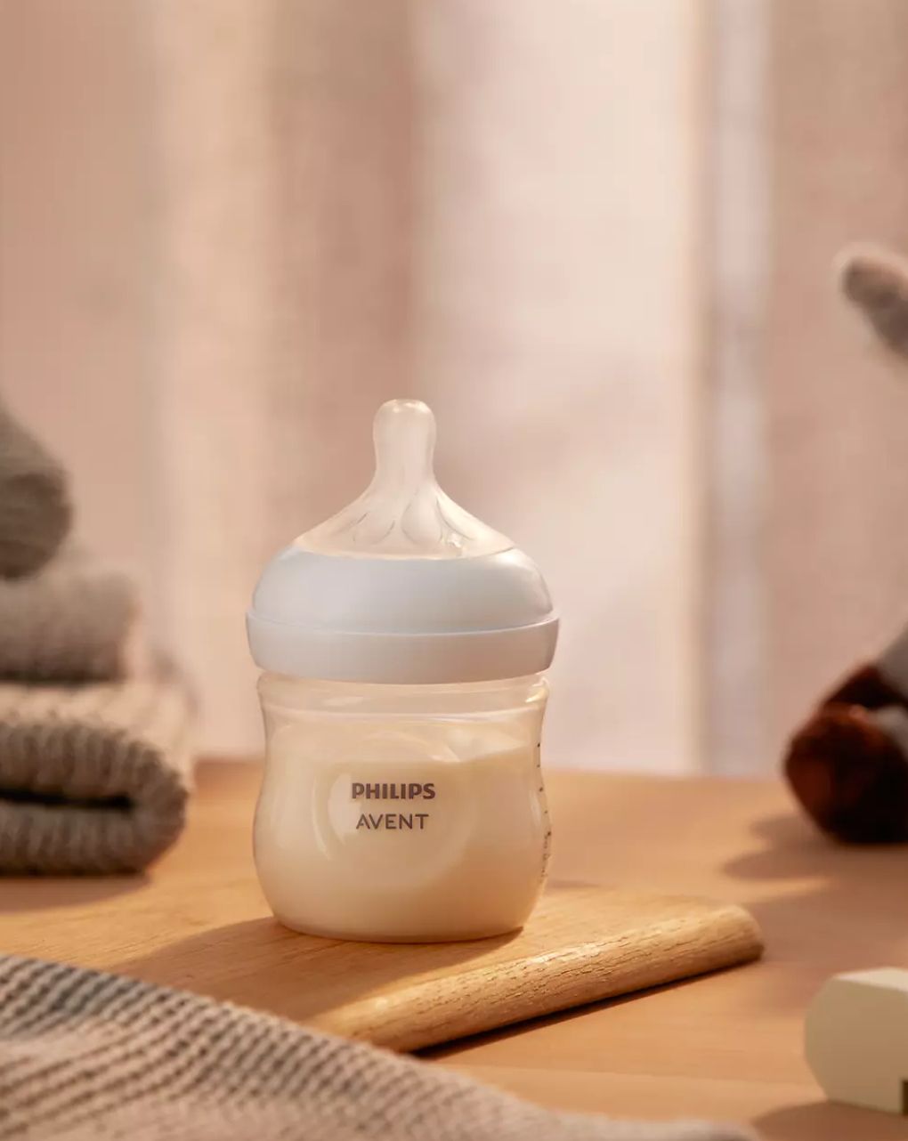 Philips avent πλαστικό μπιμπερό natural response 0m+ 125ml, scy900/01 - Philips Avent