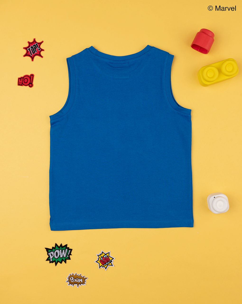 παιδική αμάνικη μπλούζα μπλε με το spiderman για αγόρι - Prénatal