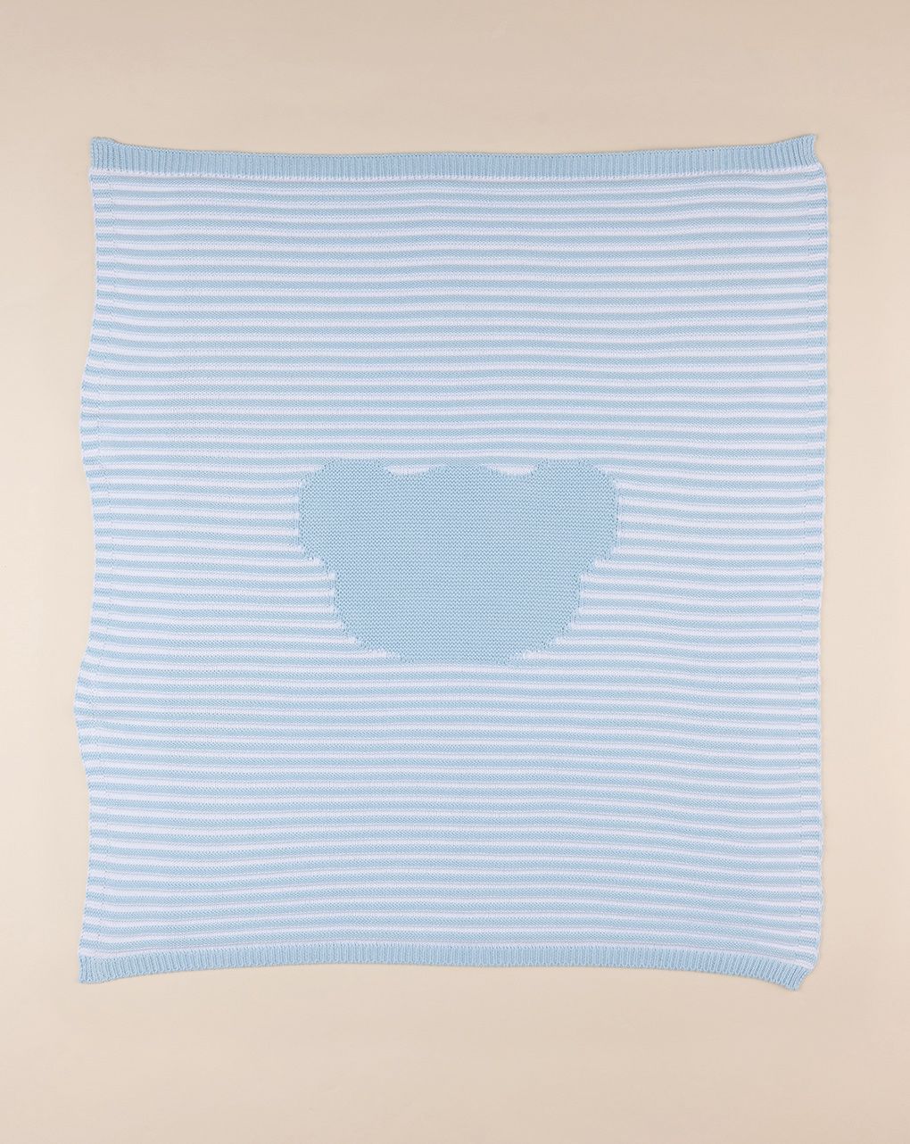 βρεφική καλοκαιρινή πλεκτή κουβέρτα με αρκουδάκι για λίκνο/πορτ-μπεμπέ - Prénatal