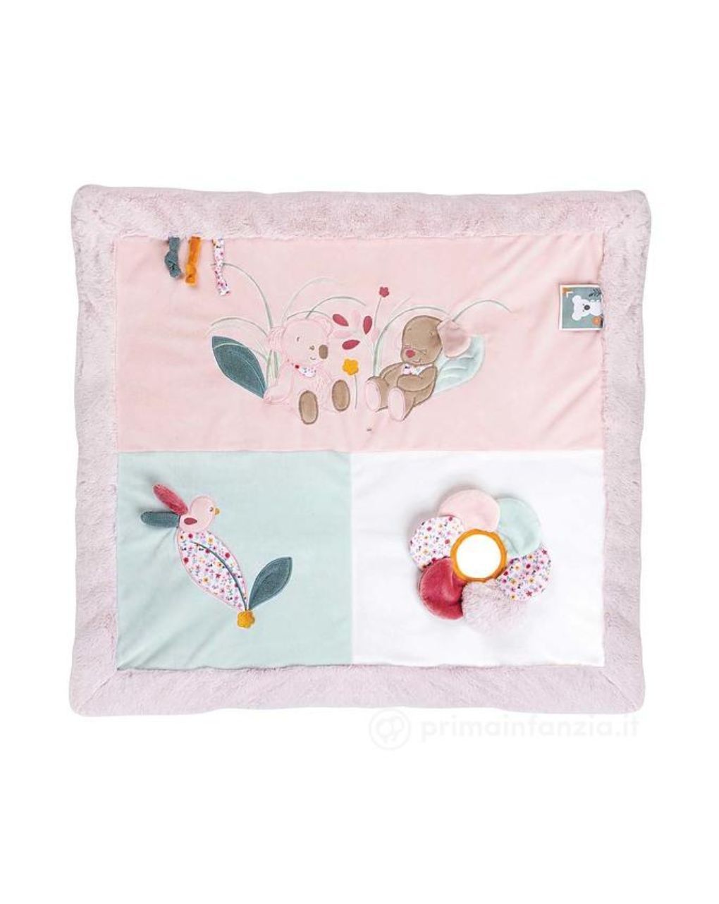 Nattou χαλάκι- γυμναστήριο δραστηριοτήτων iris & lali 74×68×45εκ. - Nattou