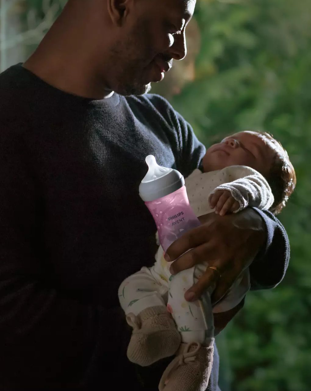 Philips avent πλαστικό μπιμπερό natural response 1m+ 260ml ροζ, scy903/11 - Philips Avent