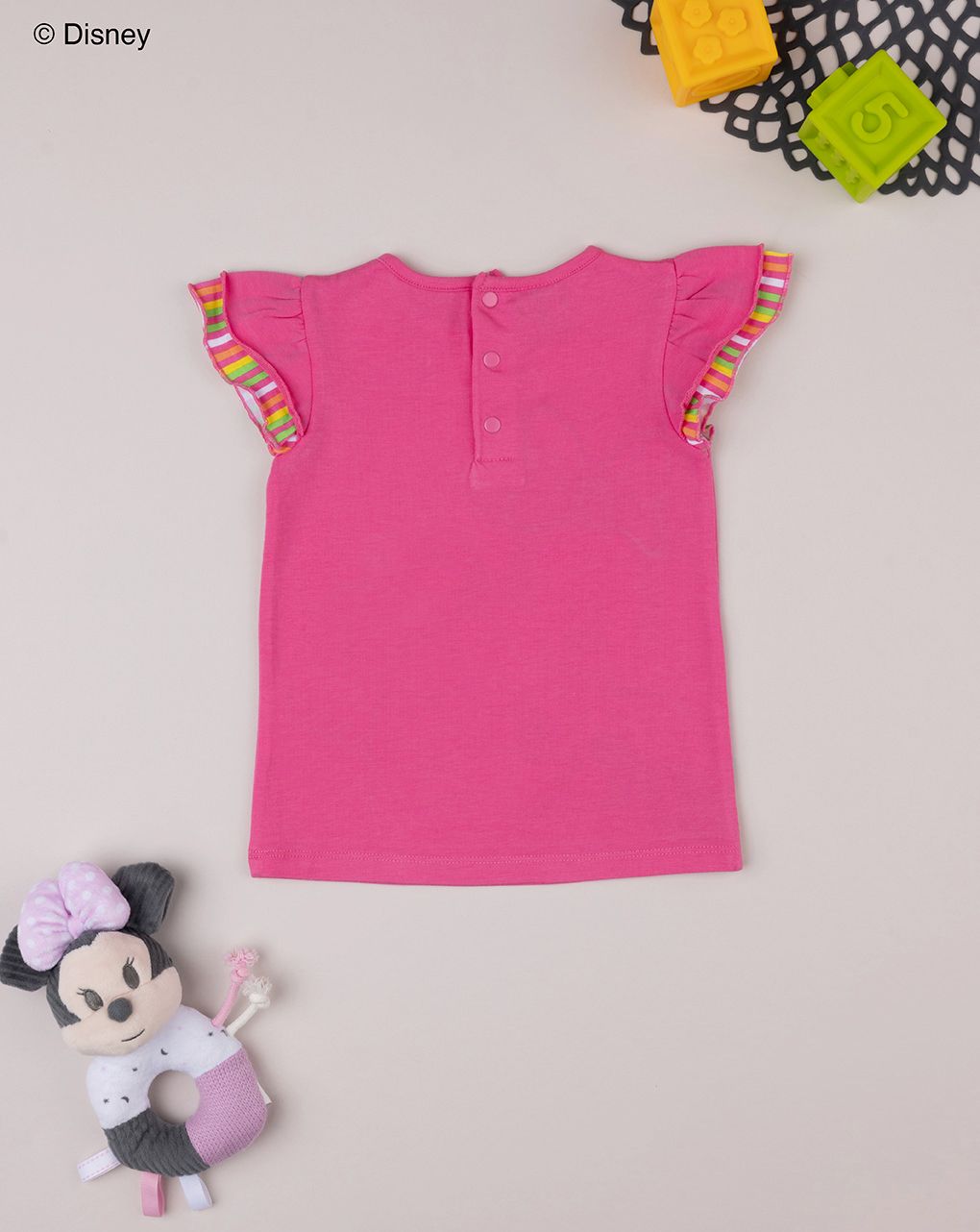 βρεφικό t-shirt φούξια με την minnie για κορίτσι - Prénatal