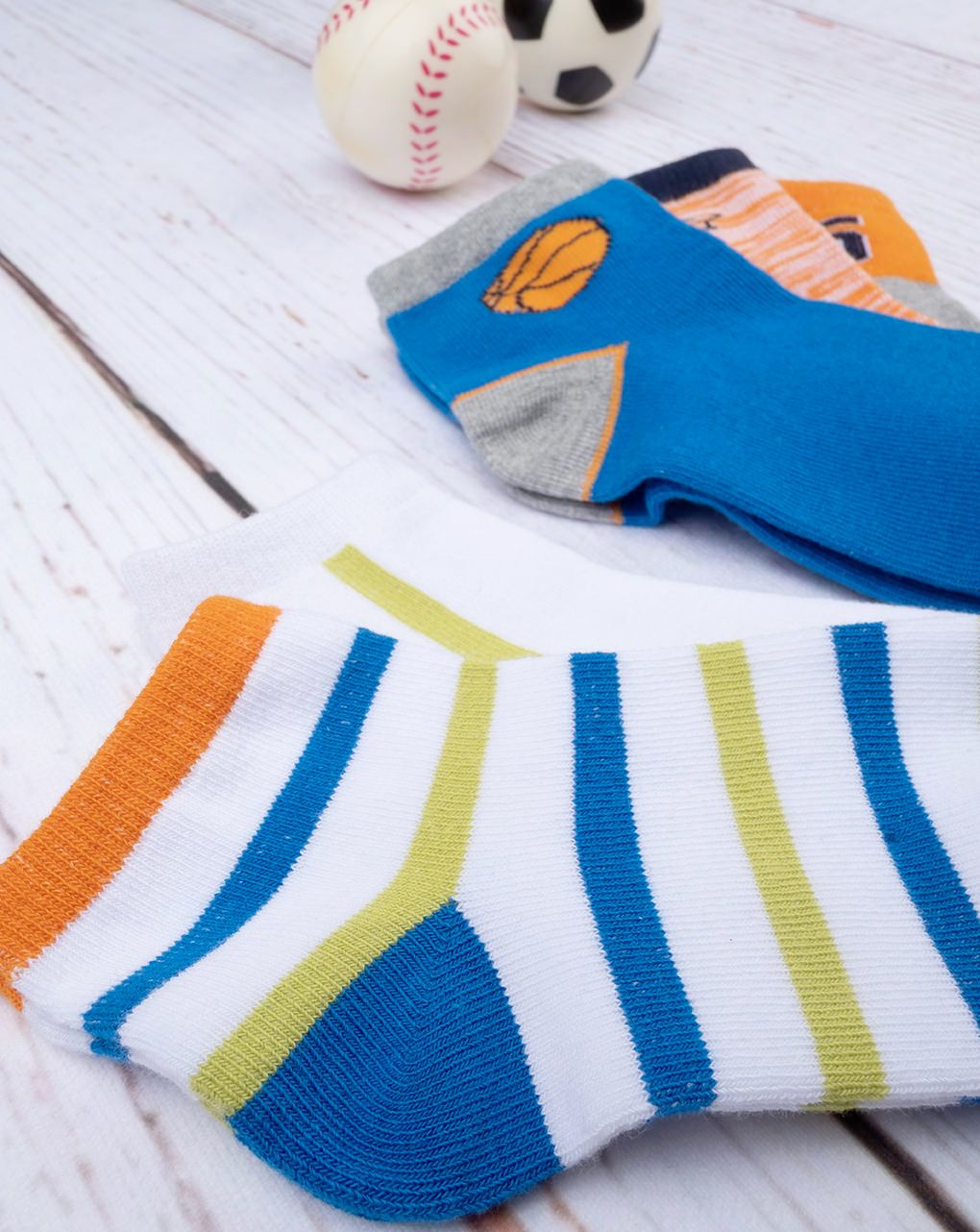 παιδικές κάλτσες sport πακέτο x5 για αγόρι - Prénatal