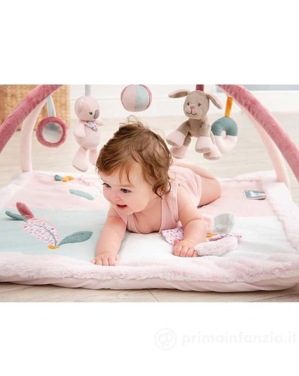 Nattou χαλάκι- γυμναστήριο δραστηριοτήτων iris & lali 74×68×45εκ. - Nattou