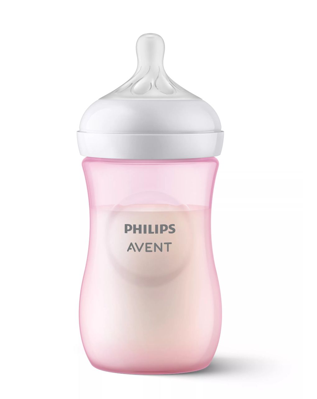Philips avent πλαστικό μπιμπερό natural response 1m+ 260ml ροζ, scy903/11 - Philips Avent