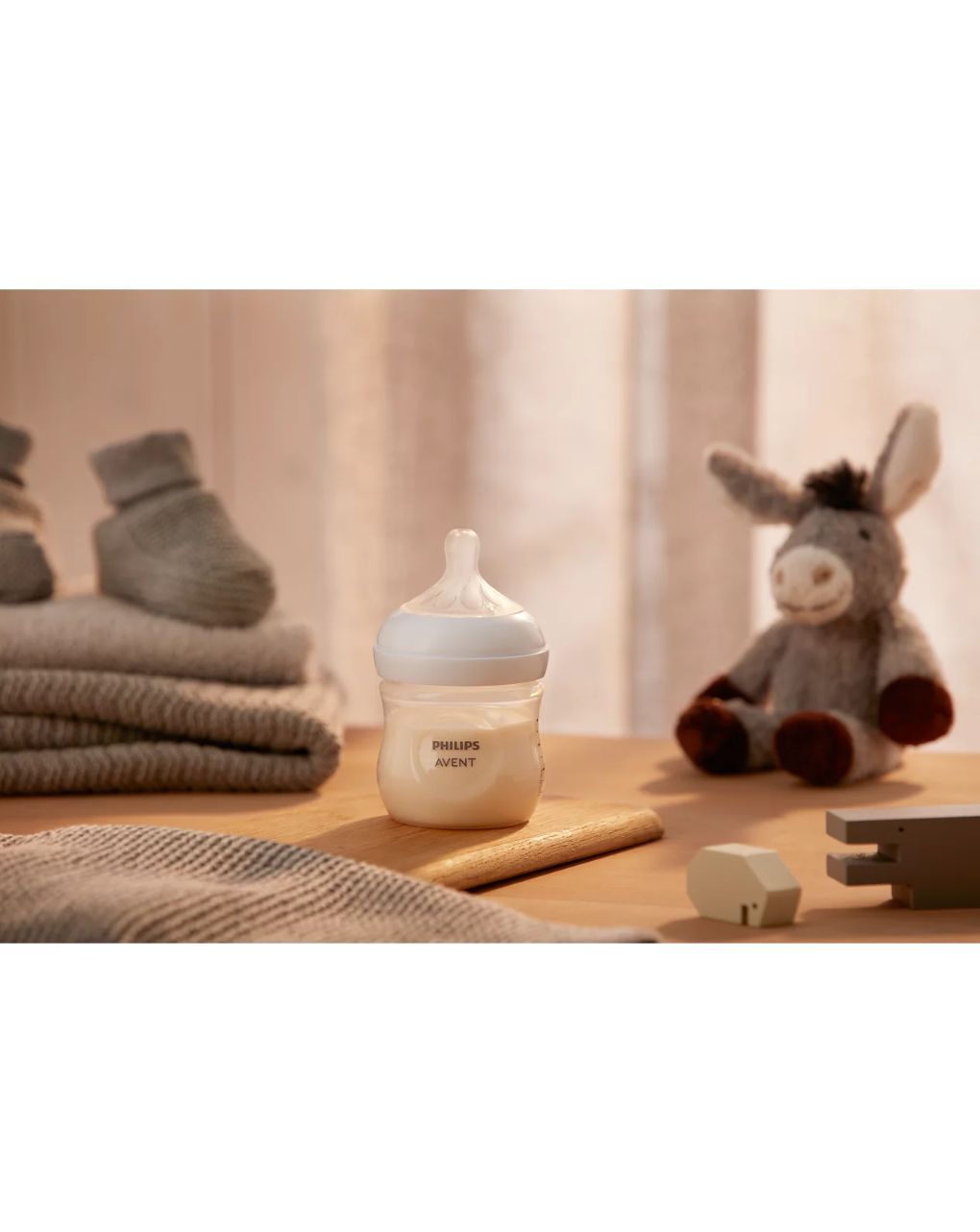 Philips avent πλαστικό μπιμπερό natural response 125ml μέτριας ροής 0-3m scy900/01 - Philips Avent