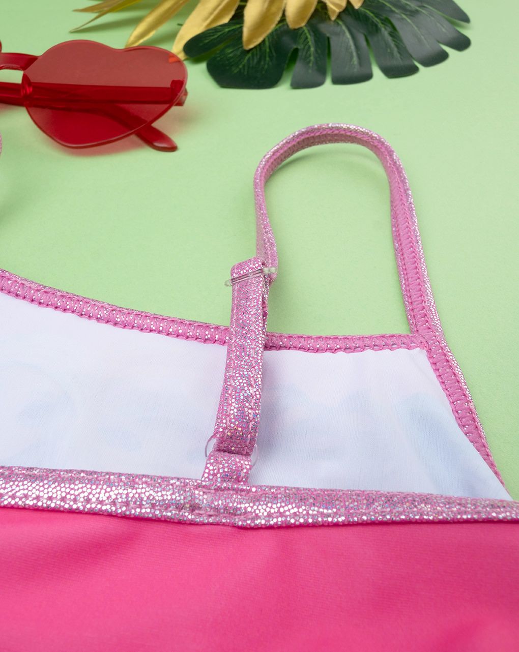 παιδικό μαγιό μπικίνι ροζ rainbow high για κορίτσι - Prénatal