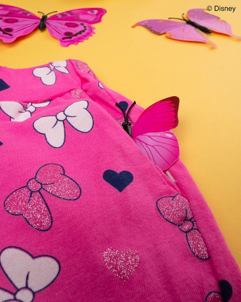 παιδικό σετ t-shirt και σορτσάκι με τη minnie για κορίτσι - Prénatal