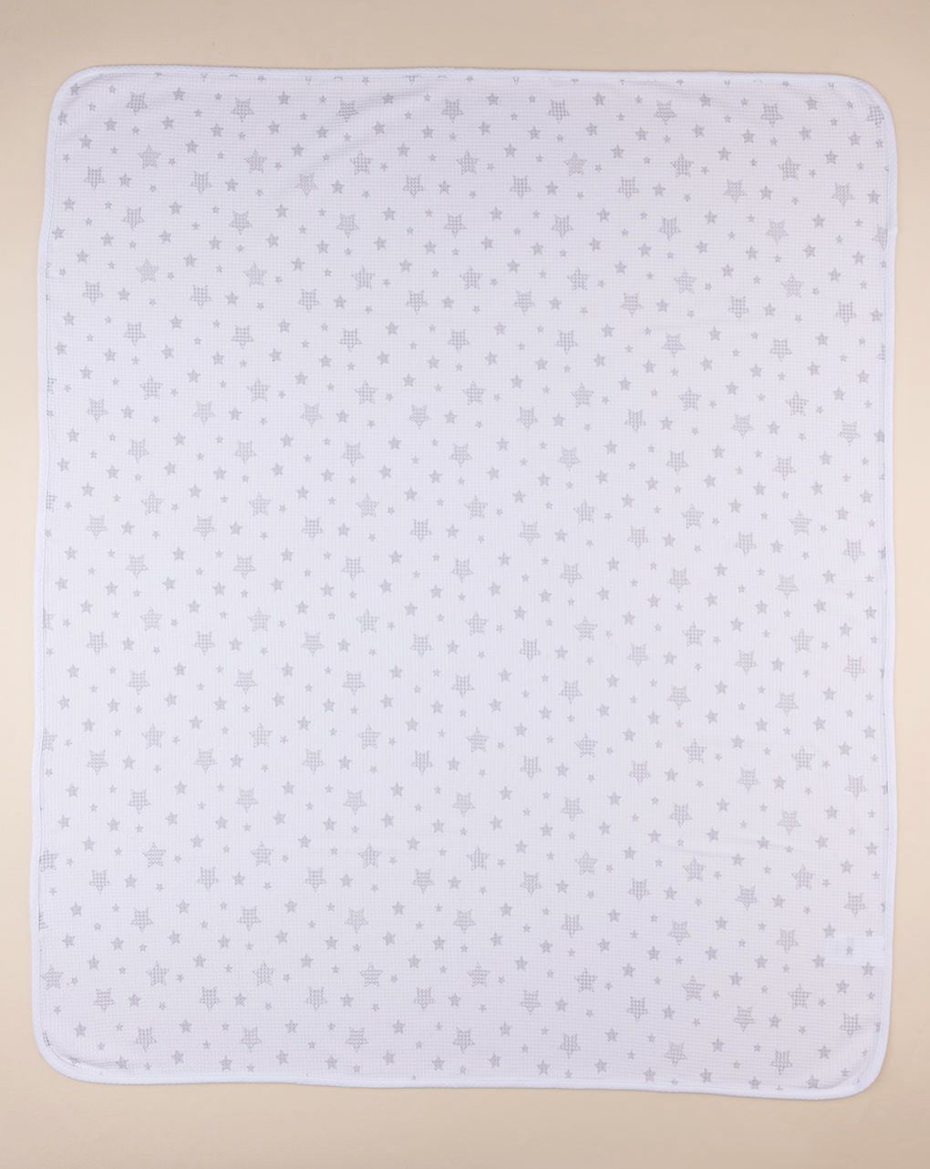 βρεφική καλοκαιρινή κουβέρτα με αστεράκια ασημί για κρεβάτι - Prénatal