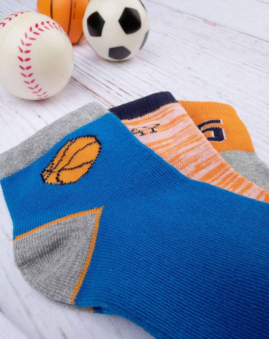 παιδικές κάλτσες sport πακέτο x5 για αγόρι - Prénatal