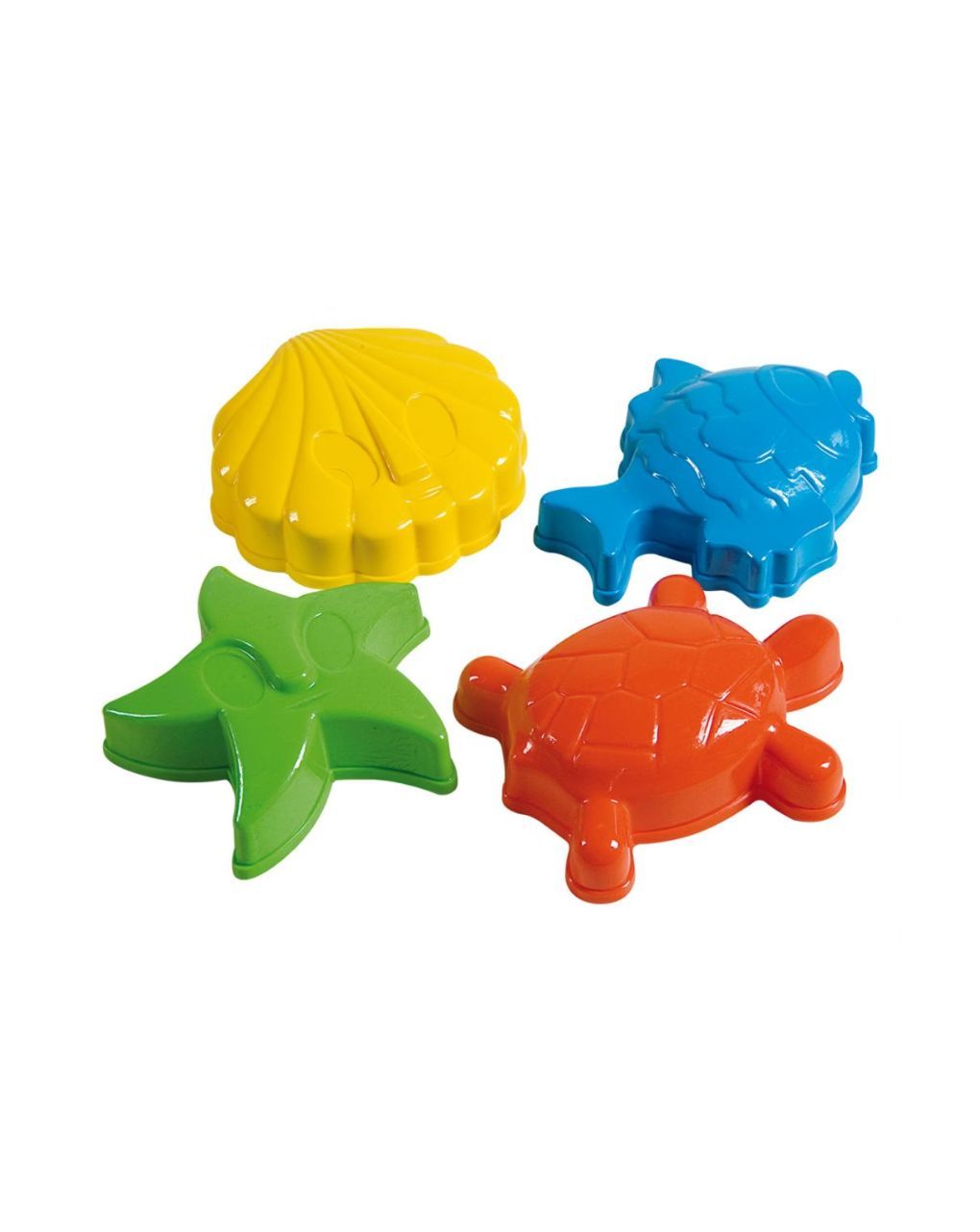 Androni giocattoli καλούπια παραλίας μεσαία 4τμχ (διάφορα σχέδια)