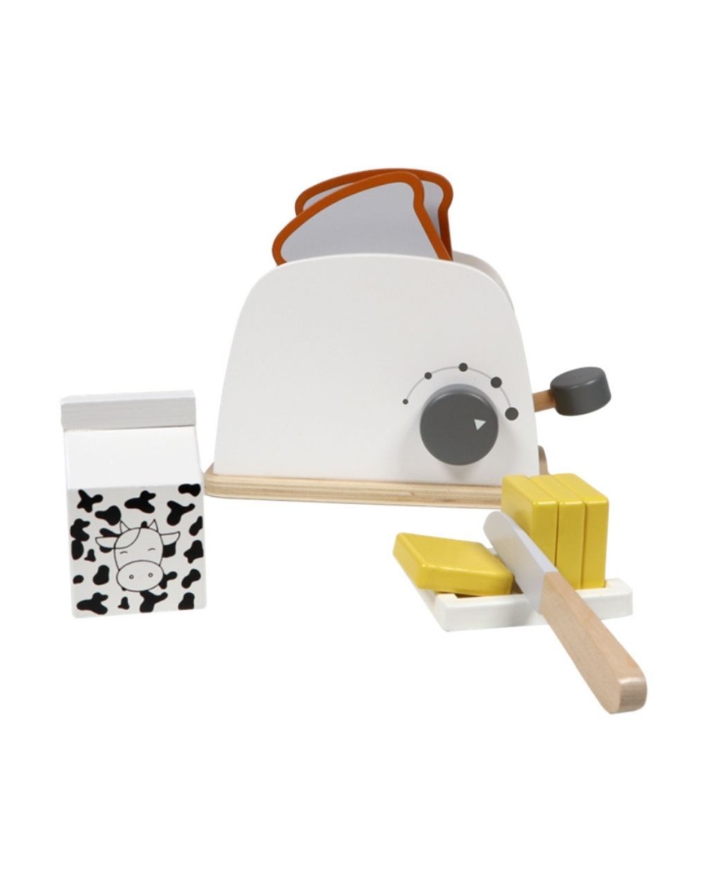 Tryco ξύλινη τοστιέρα με αξεσουάρ tr-303002