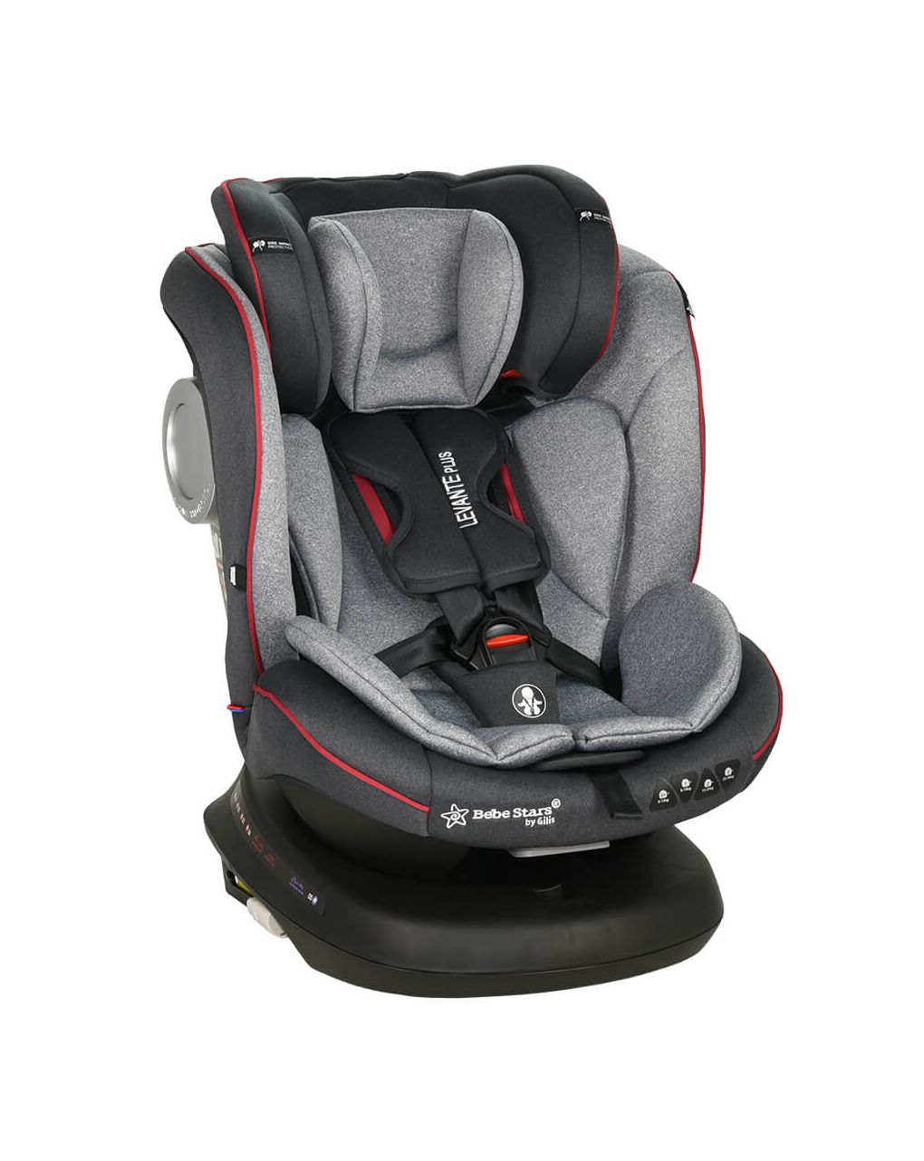 Bebe stars κάθισμα αυτοκινήτου levante plus isofix 360° red - Bebe Stars