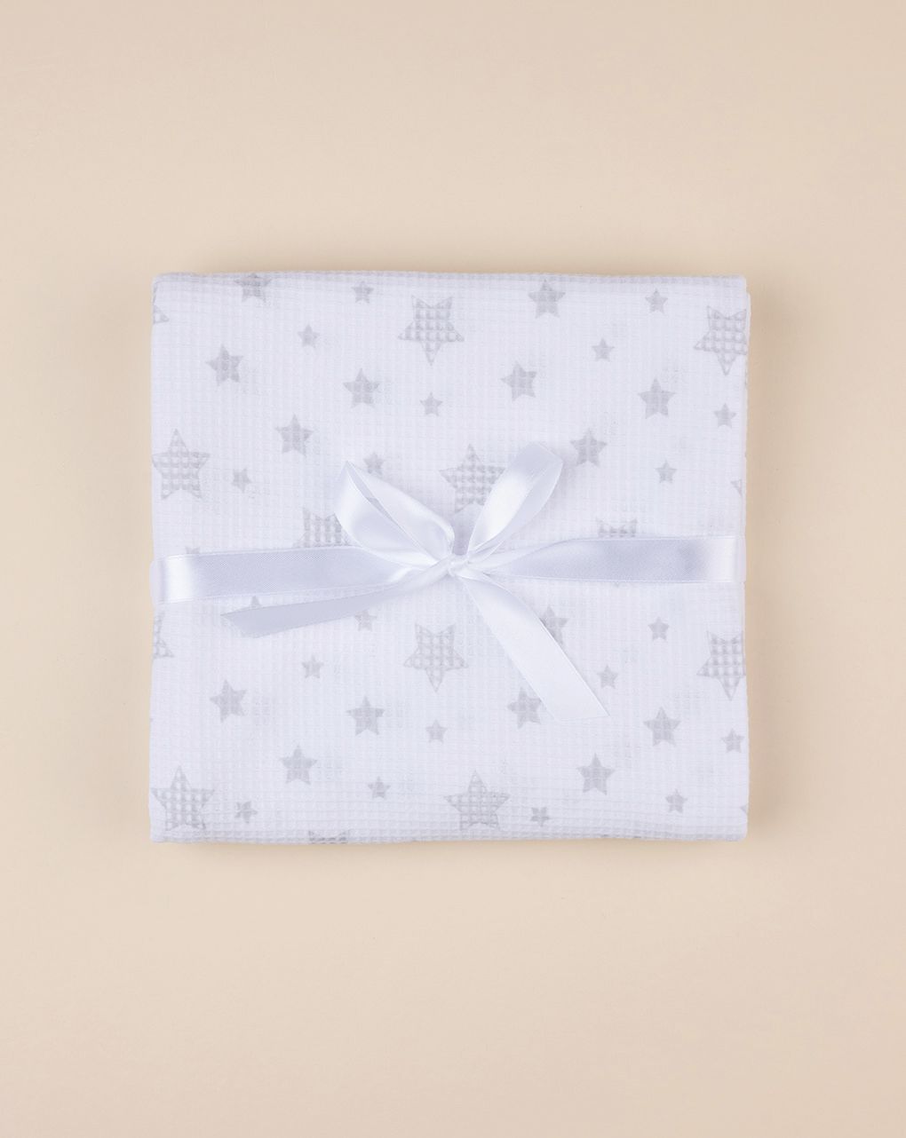βρεφική καλοκαιρινή κουβέρτα με αστεράκια ασημί για κρεβάτι - Prénatal