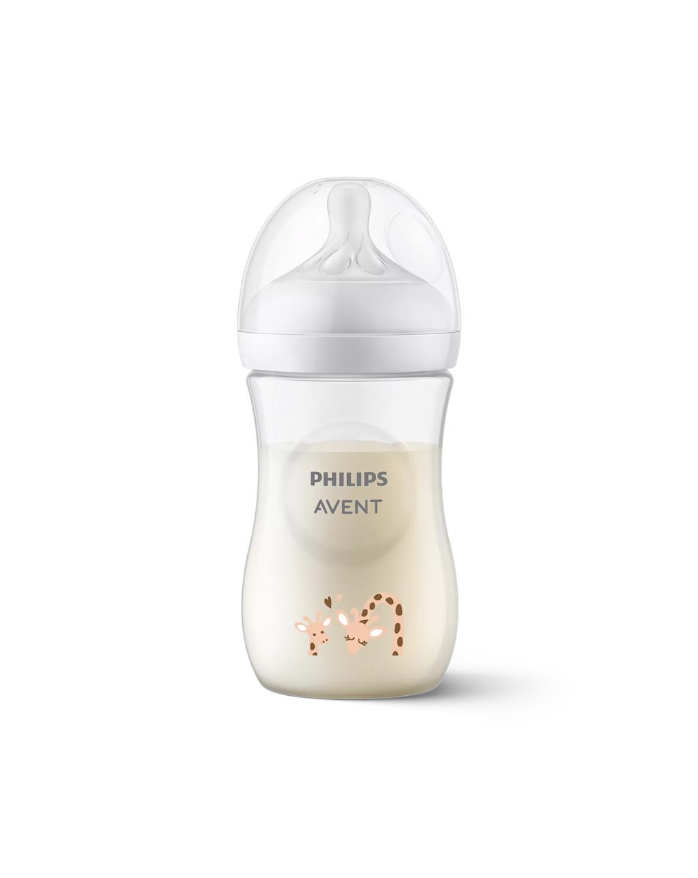 Philips avent πλαστικό μπιμπερό natural response 260ml μέτριας ροής 3-6m καμηλοπάρδαλη scy903/66 - Philips Avent
