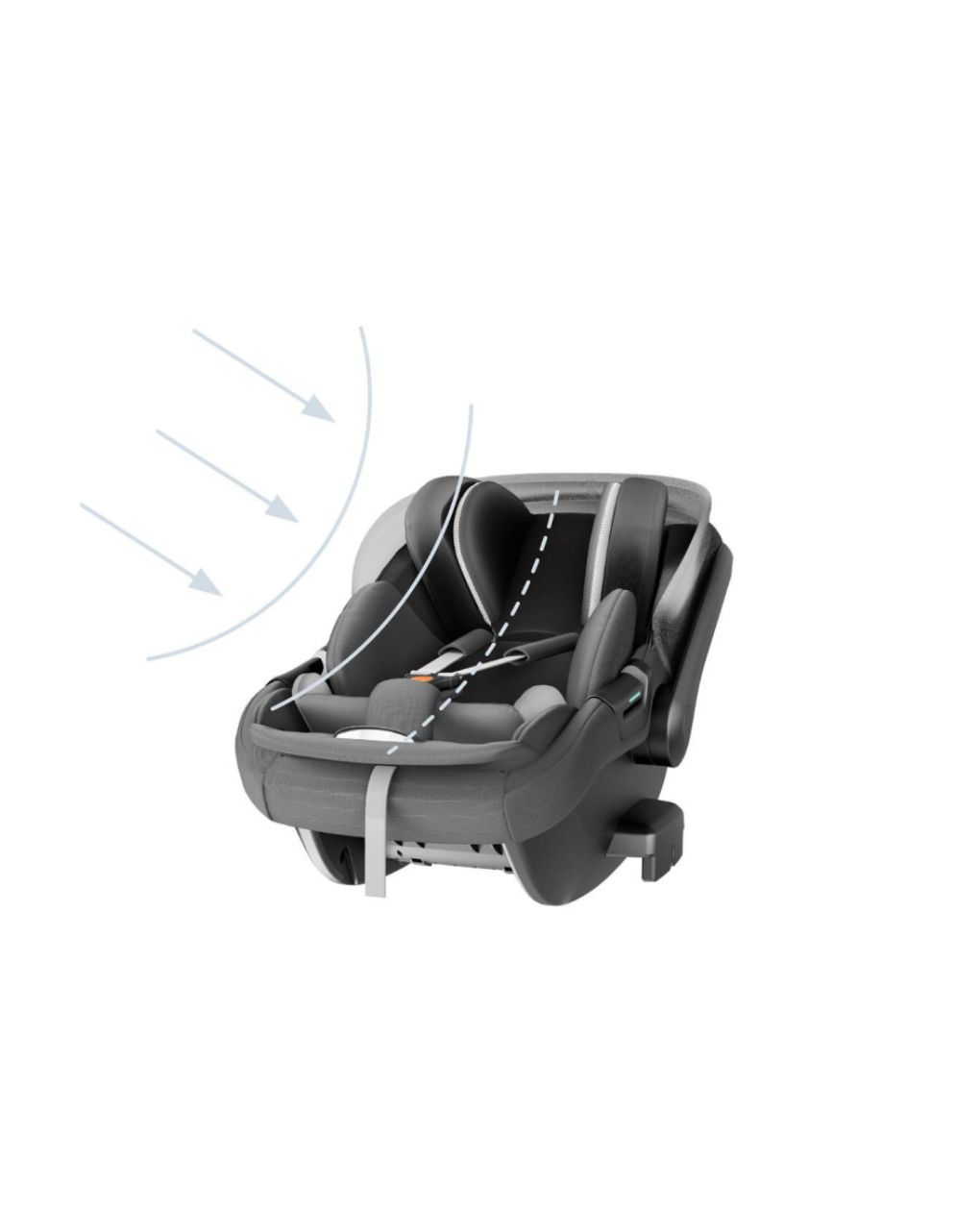 Inglesina κάθισμα αυτοκινήτου darwin infant i-size (40-75cm) electa chelsea grey - Inglesina