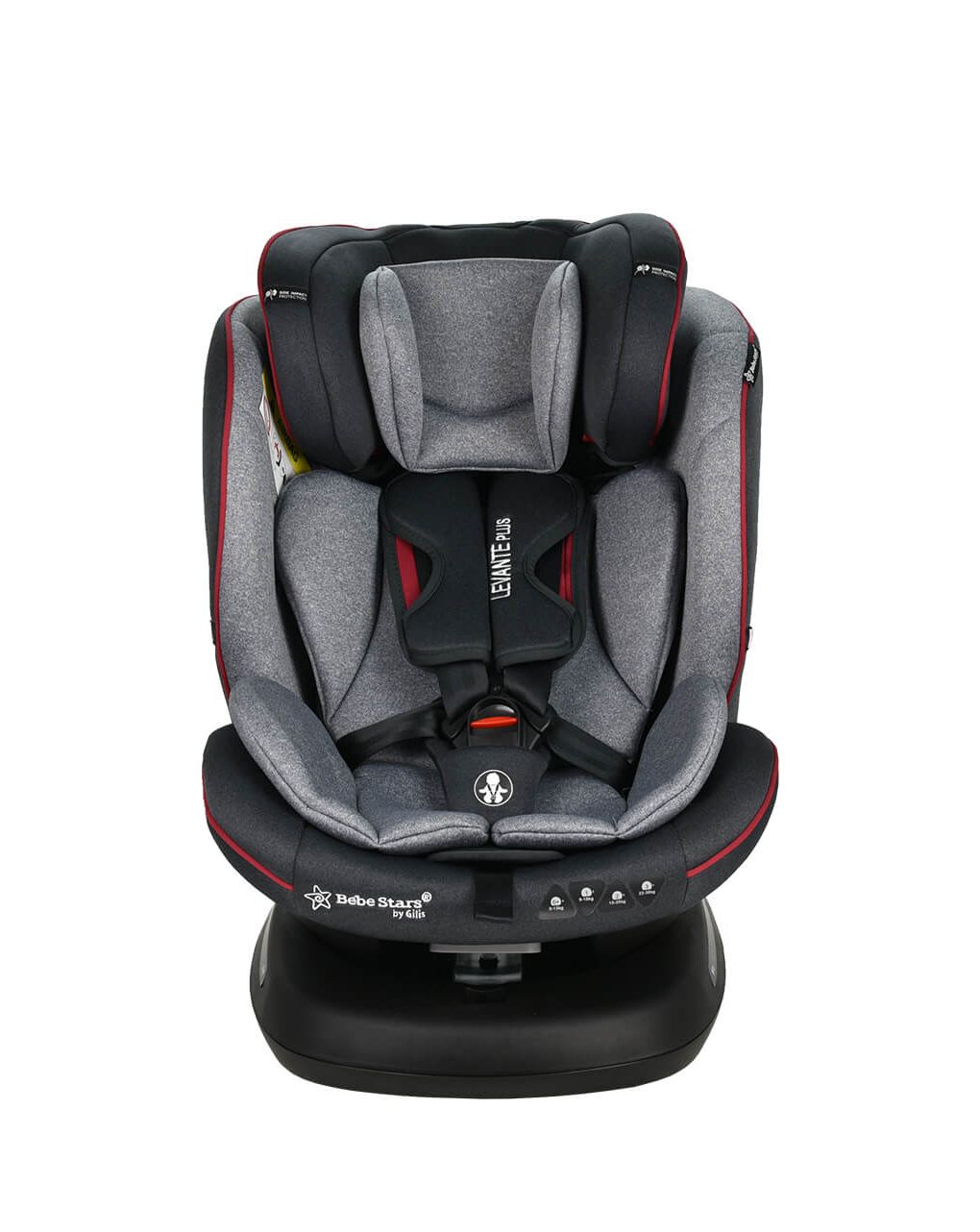 Bebe stars κάθισμα αυτοκινήτου levante plus isofix 360° red - Bebe Stars
