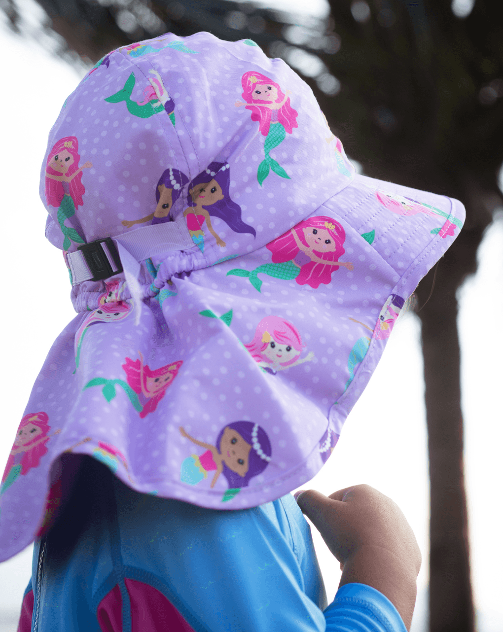 Zoocchini καπέλο λεγεωνάριου upf50 γοργόνα για κορίτσι