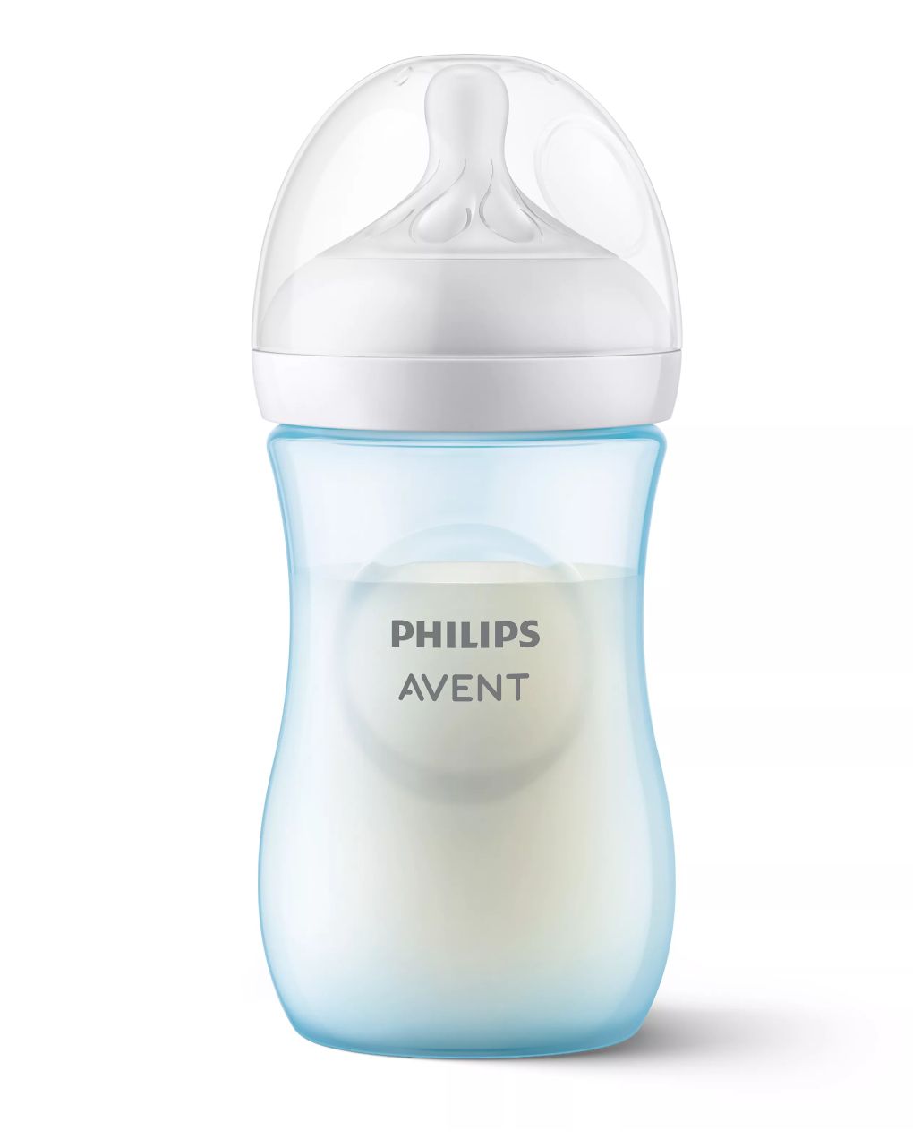 Philips avent πλαστικό μπιμπερό natural response 1m+ 260ml μπλε, scy903/21 - Philips Avent