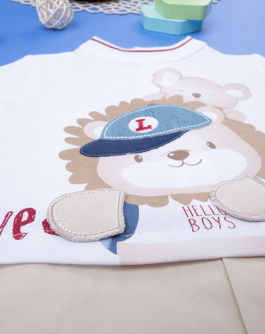 βρεφικό φορμάκι κοντό διπλό desert για αγόρι - Prénatal