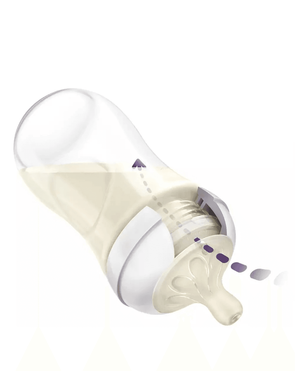 Philips avent πλαστικό μπιμπερό natural response 1m+ 260ml ροζ, scy903/11 - Philips Avent