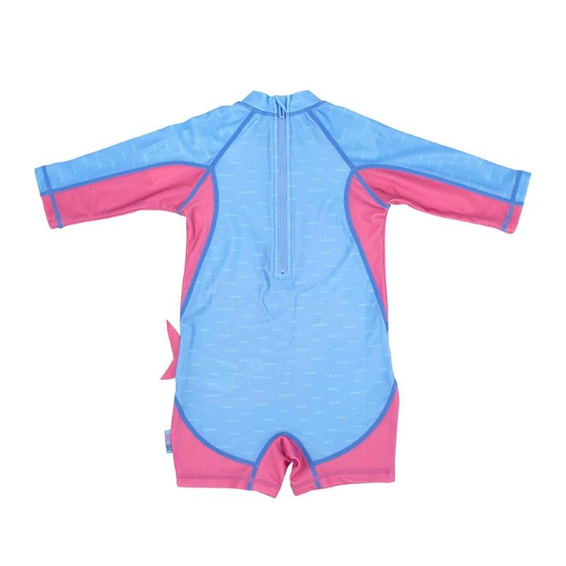Zoocchini surf suit upf50 pink shark για κορίτσι - Zoocchini