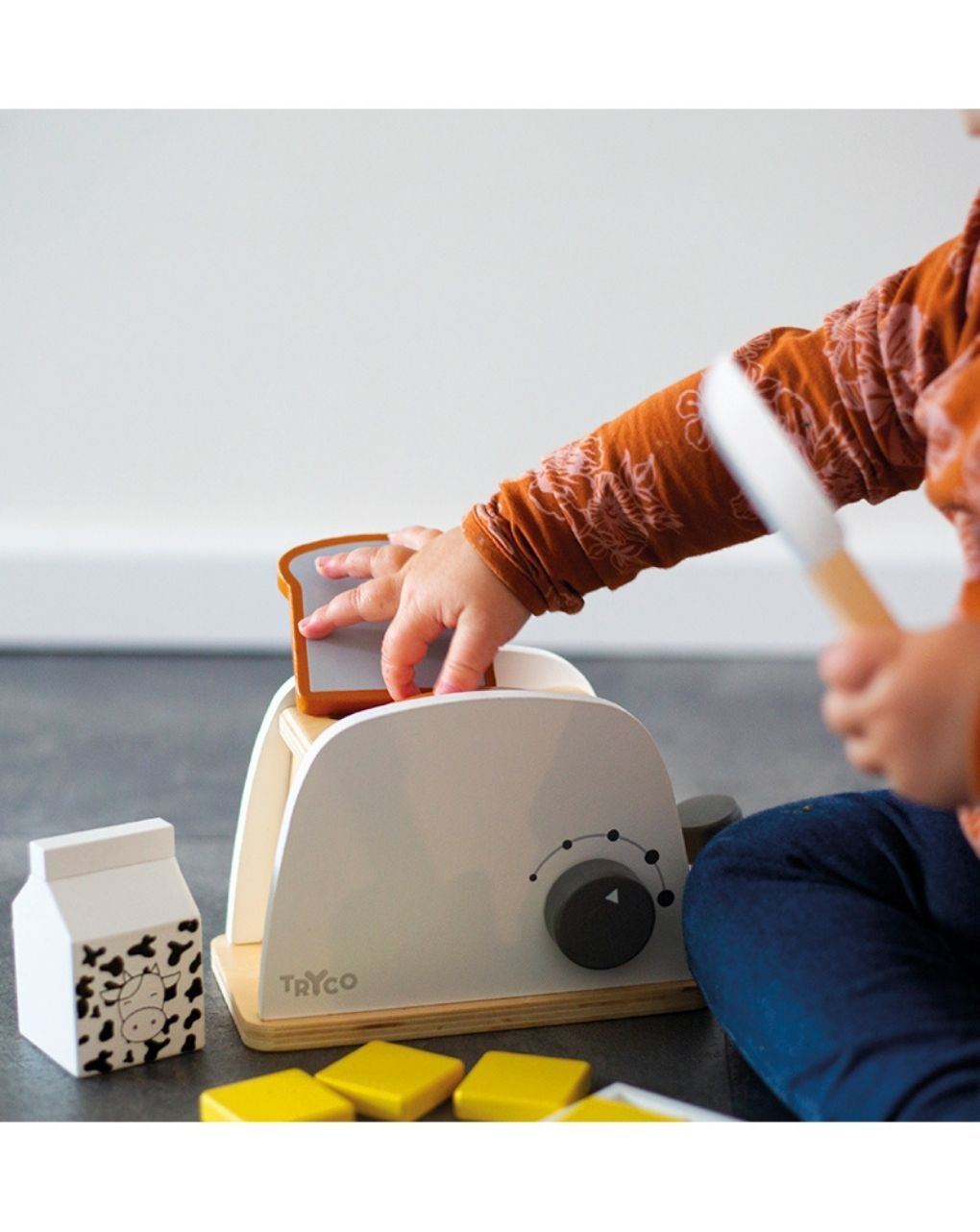 Tryco ξύλινη τοστιέρα με αξεσουάρ tr-303002 - TRYCO