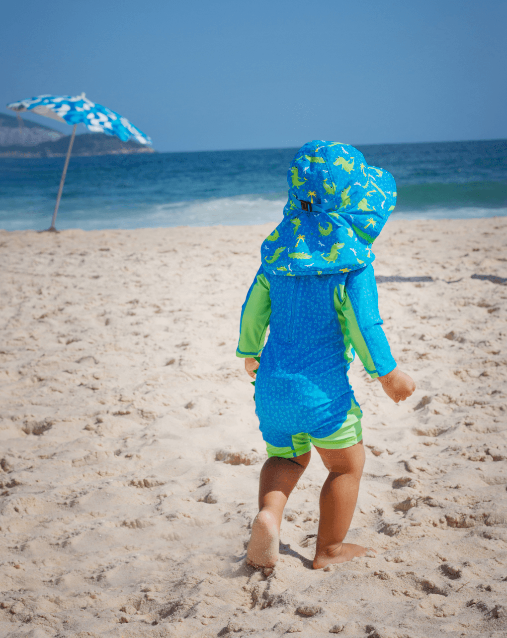 Zoocchini καπέλο λεγεωνάριου upf50 αλιγάτορας για αγόρι - Zoocchini