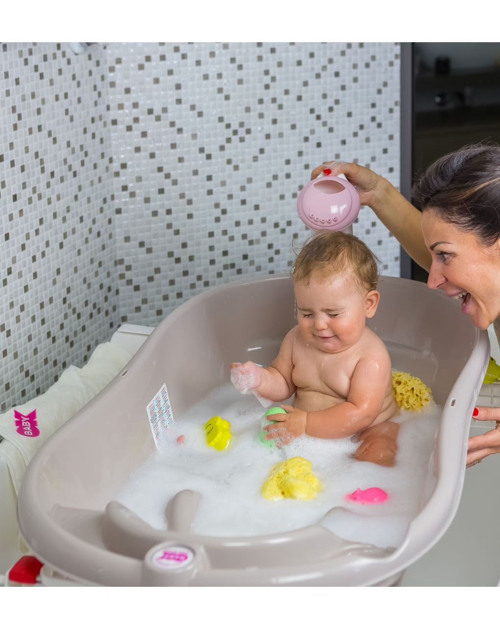 Ok baby μπανάκι μωρού onda evolution λευκό 0-12 μηνών - Okbaby