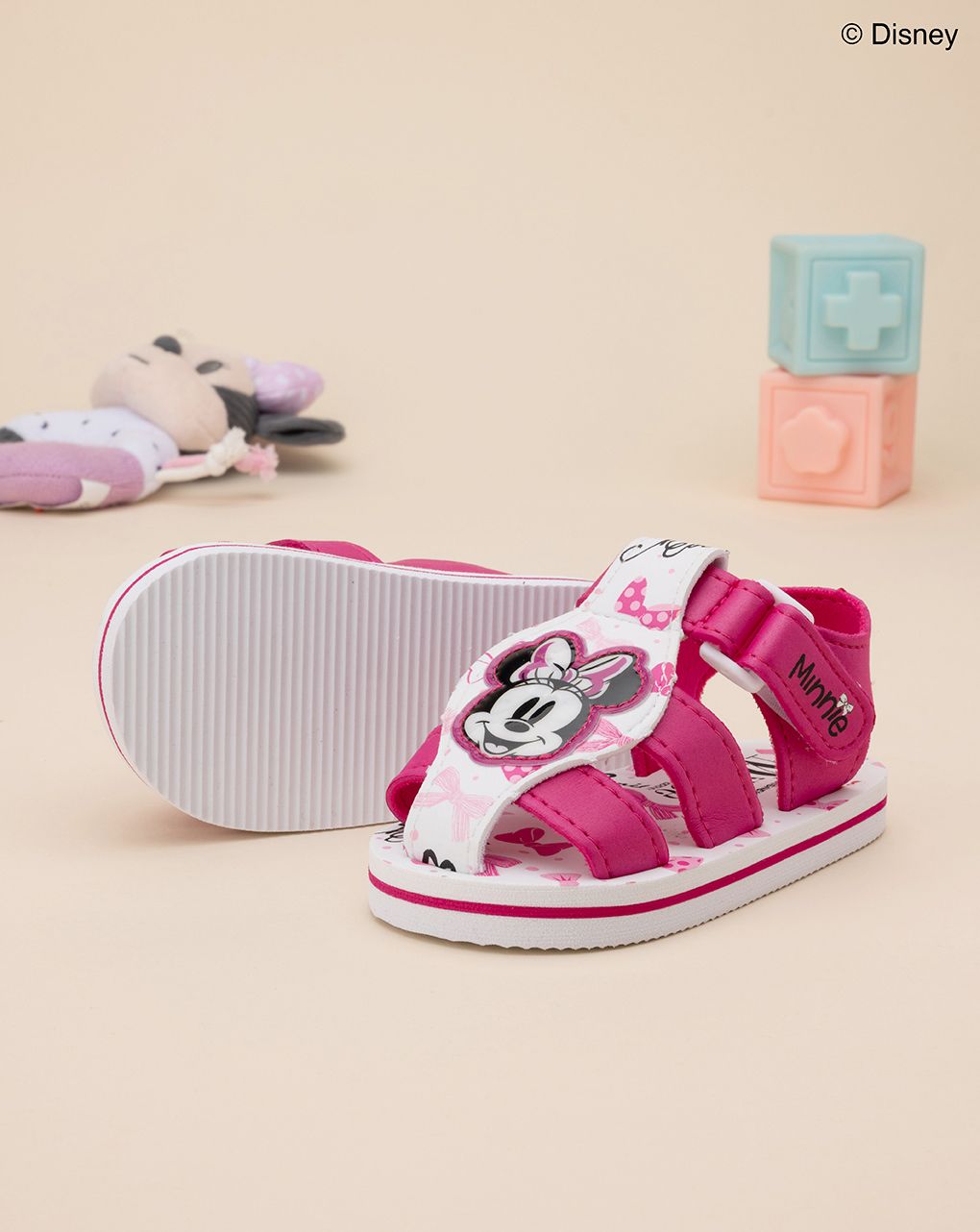 σανδάλια φούξια με τη minnie για κορίτσι - Silverlit