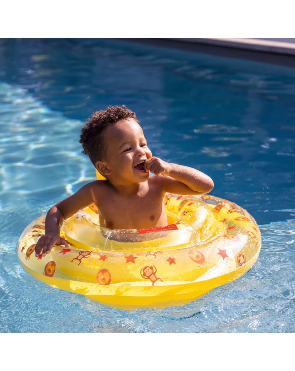 Swim essentials σωσίβιο ⌀69εκ. 0-1 ετών "yellow circus" swe-2020se30 - Swim Essentials