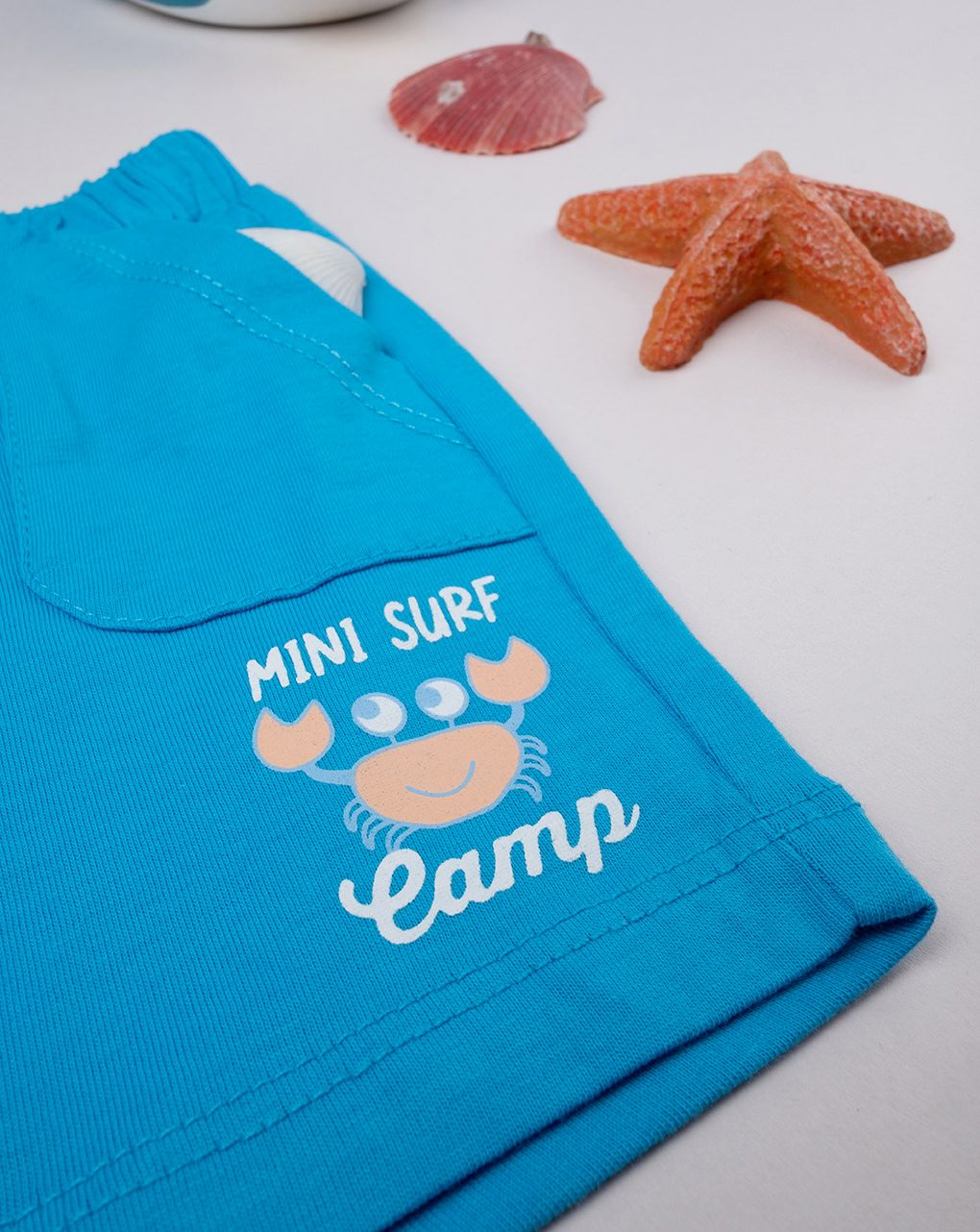 βρεφικό σετ t-shirt και σορτσάκι surfer για αγόρι - Prénatal