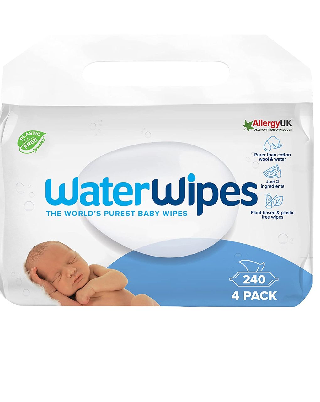 Waterwipes bio 3pack & lavera σαμπουάν - αφρόλουτρο baby & kinder neutral - WaterWipes