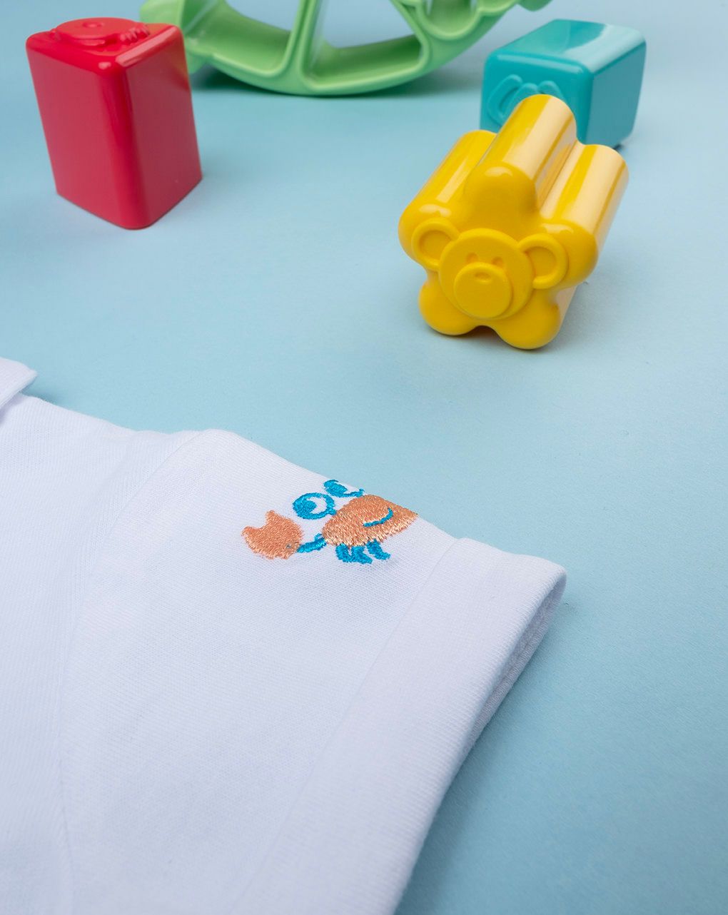 βρεφικό σετ t-shirt και σαλοπέτα με φοίνικες για αγόρι - Prénatal