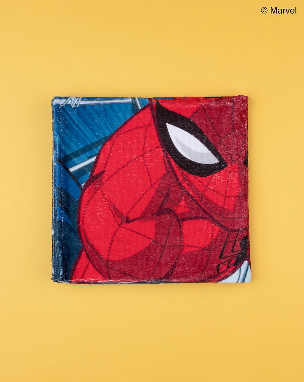 παιδική πετσέτα θαλάσσης μπλε με τον spiderman για αγόρι - Prénatal