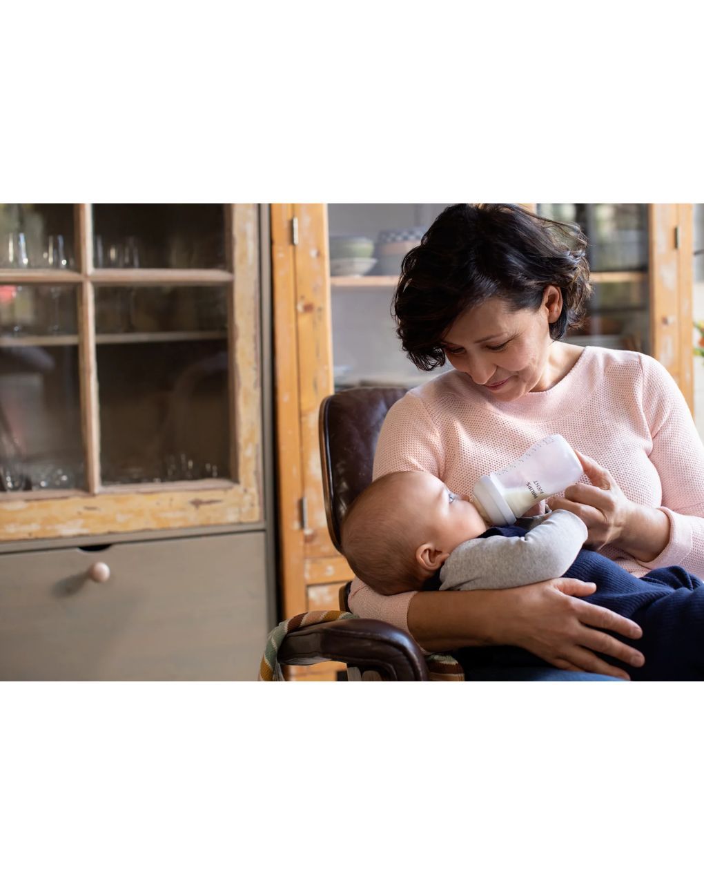 Philips avent πλαστικό μπιμπερό natural response 260ml μέτριας ροής 3-6m+  scy903/01 - Philips Avent