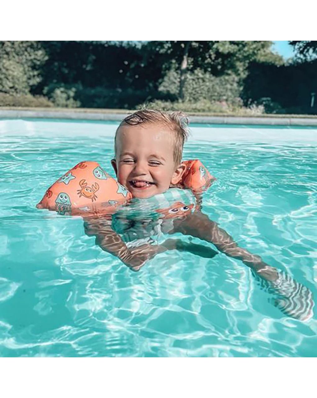 Swim essentials: μπρατσάκια με σωσίβιο για 2-6 ετών και 15-30 κιλά " sea animals" swe-2020se699 - Swim Essentials