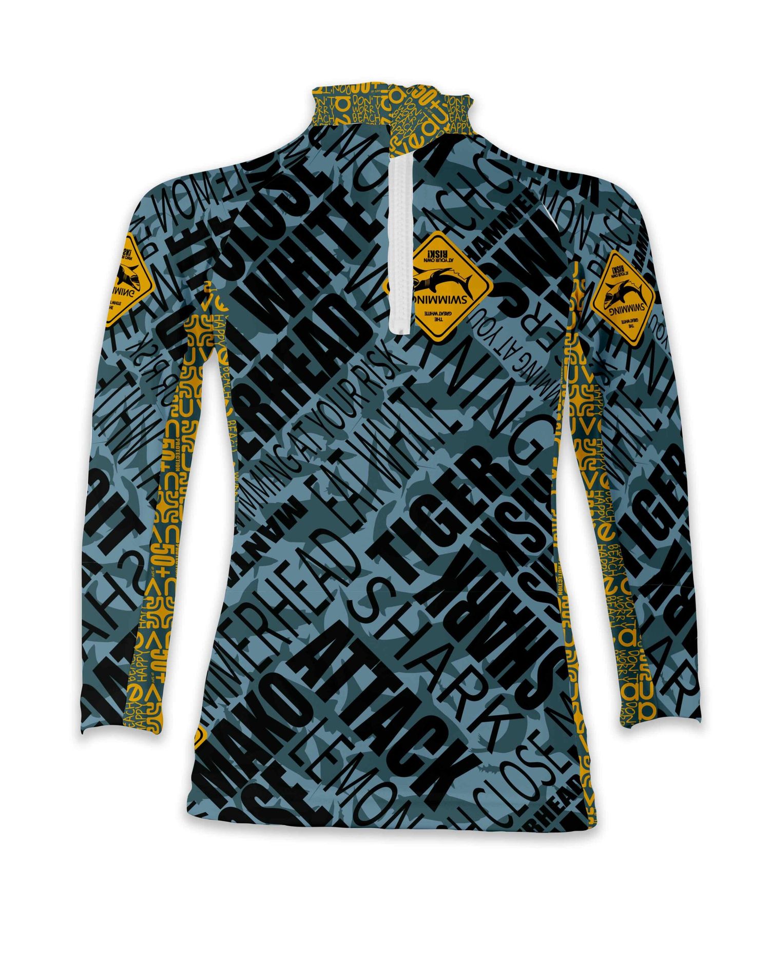 Uvea biarritz παιδική uv μακρυμάνικη μπλούζα attention upf 50+ για αγόρι