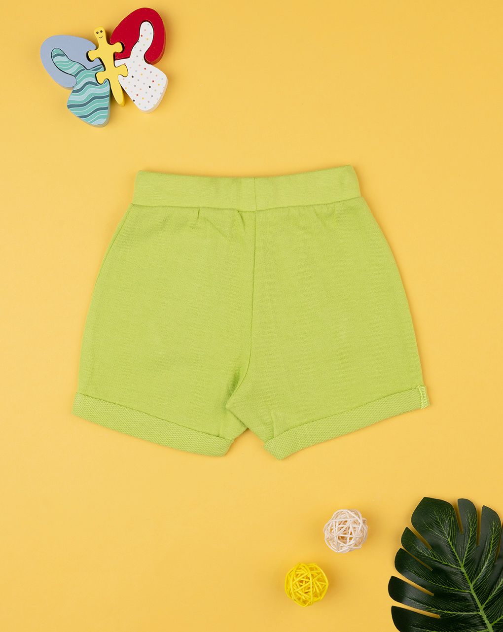 βρεφικό σορτσάκι λαχανί με τσέπη για αγόρι - Prénatal