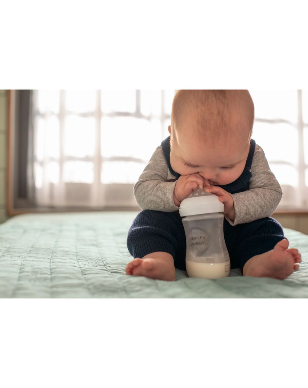 Philips avent πλαστικό μπιμπερό natural response 260ml μέτριας ροής 3-6m+  scy903/01 - Philips Avent